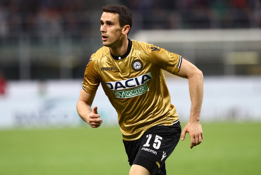 Kevin Lasagna in Milan-Udinese, Getty Images