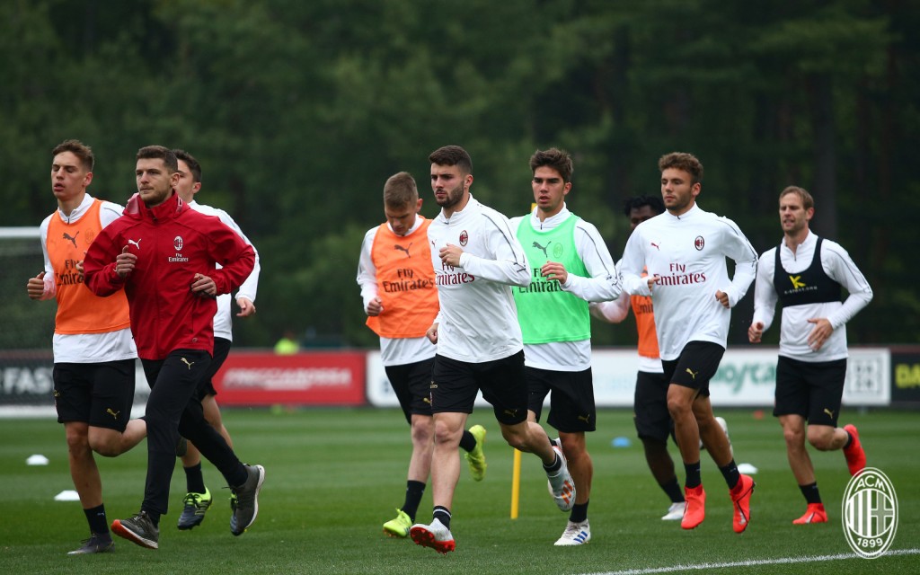 allenamento Milan Milanello
