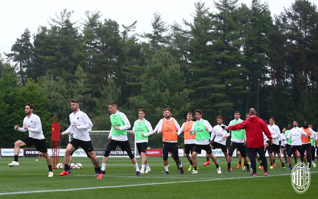 allenamento milan milanello