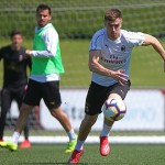Allenamento Piatek Milan Milanello