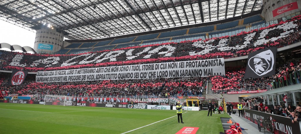 Curva Sud Milano Milan Frosinone