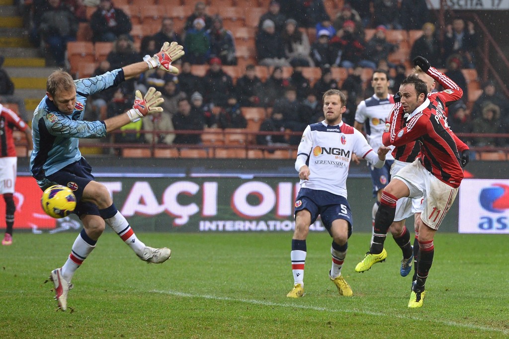 Giampaolo Pazzini Milan-Bologna 2013