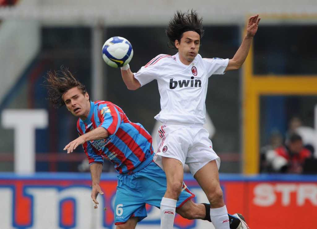 Stovini Inzaghi Catania Milan 2009