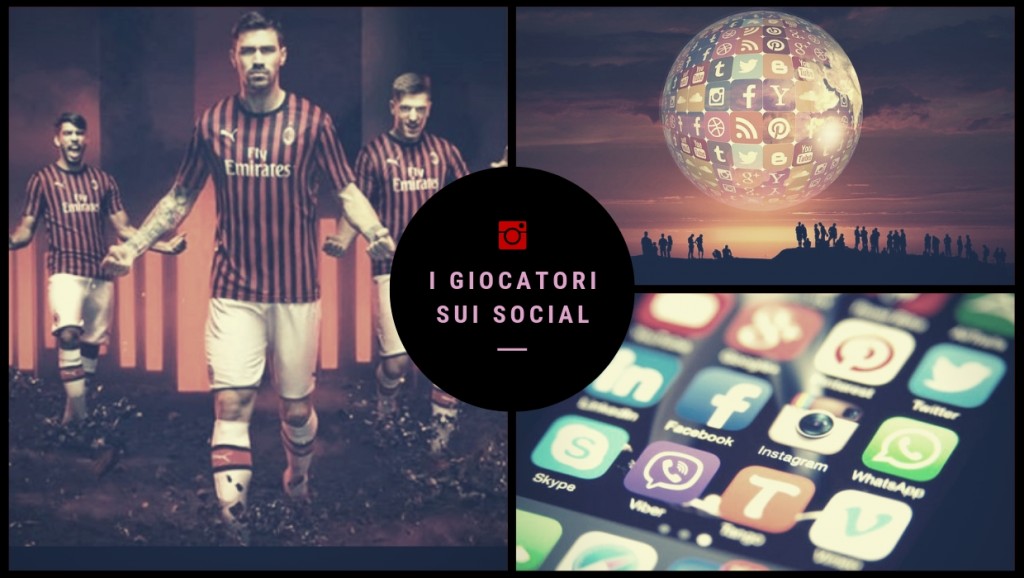 Grafica: i post social dei giocatori dopo la partita