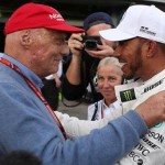 Niki Lauda e Lewis Hamilton