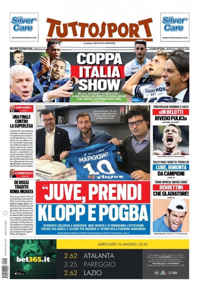 Tuttosport 15 maggio 2019