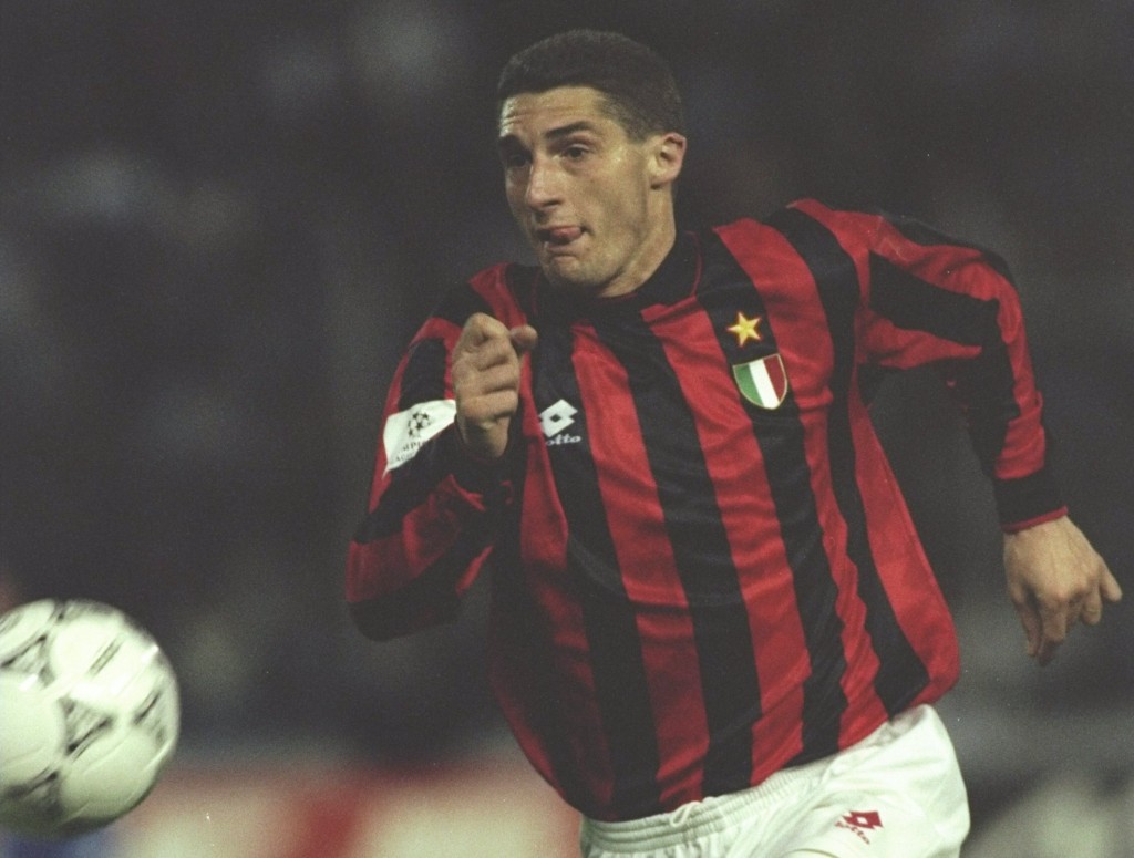 Daniele Massaro con la maglia del Milan nella stagione 1993-94, Getty Images