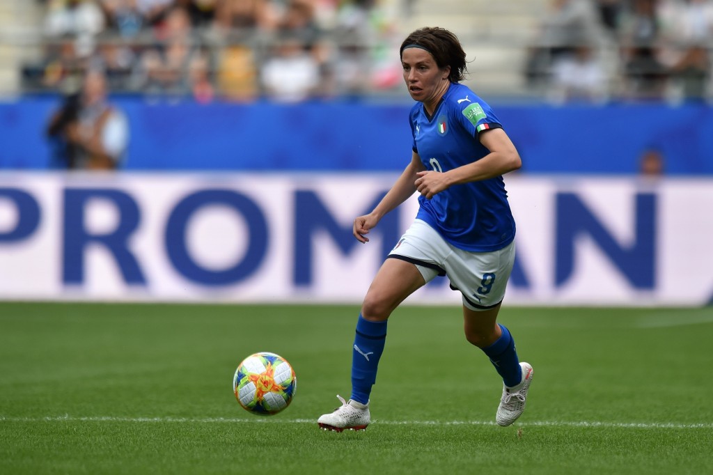 Daniela Sabatino, attaccante del Milan Femminile e dell'Italia (credits: Getty Images)