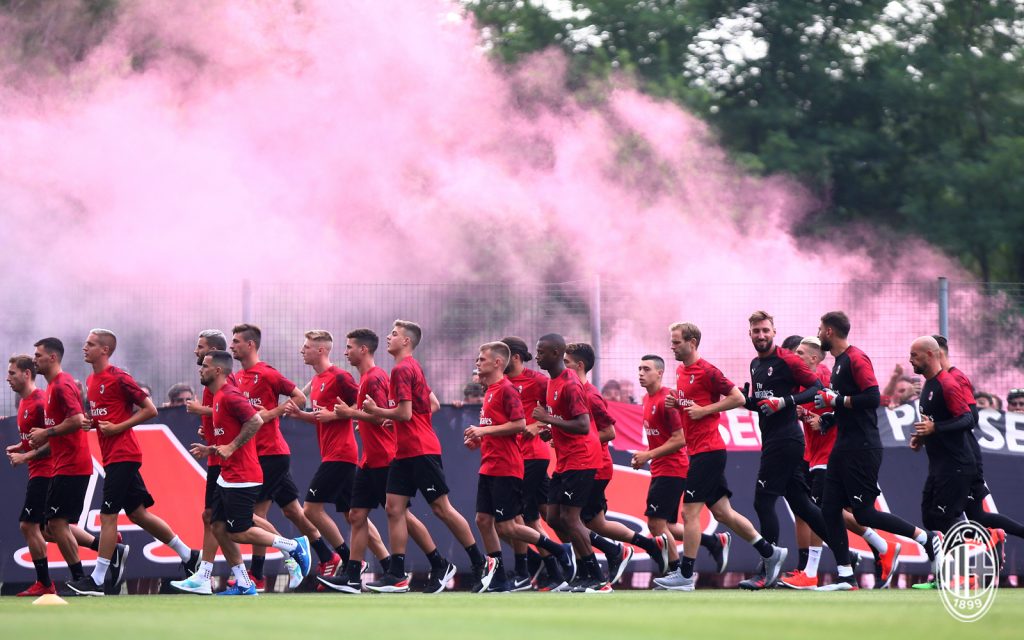 allenamento Milan Milanello