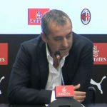 Marco Giampaolo Milan conferenza stampa