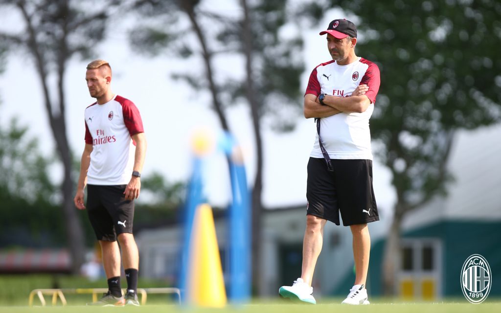 Marco Giampaolo Milan Milanello