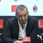 Marco Giampaolo Milan conferenza stampa