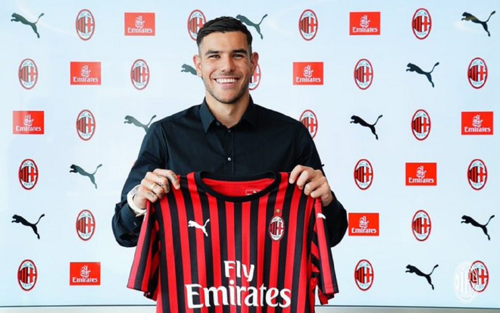 Theo Hernández, terzino del Milan (credits: acmilan.com)