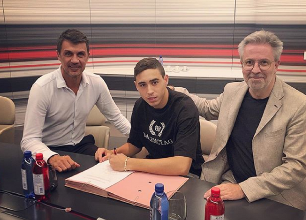 Gabriele Capanni rinnova con il Milan e va a Novara in prestito, foto Instagram Gabriele Capanni