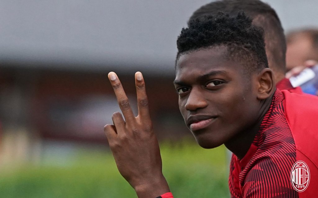 Rafael Leao, attaccante del Milan (credits: Twitter Milan)