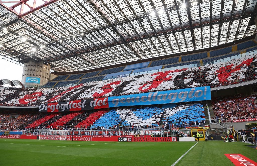 La Curva Sud, San Siro, Getty Images