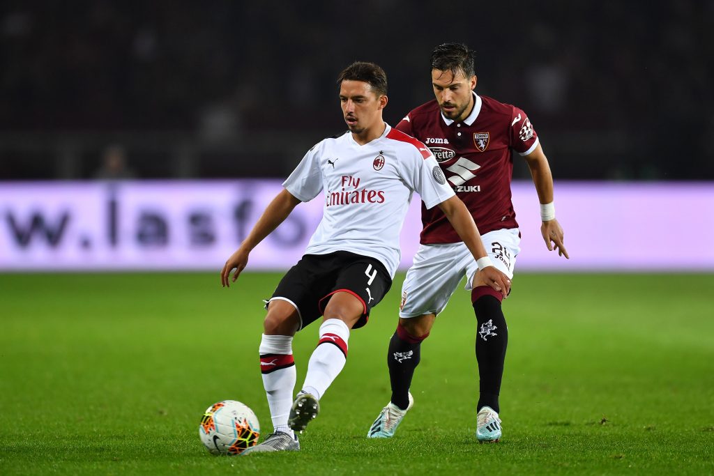 Ismael Bennacer e Simone Verdi in Torino-Milan, Getty Images