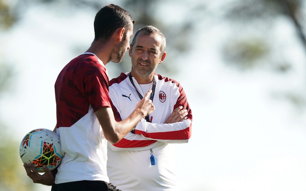 Marco Giampaolo, tecnico del Milan (credits: acmilan.com)