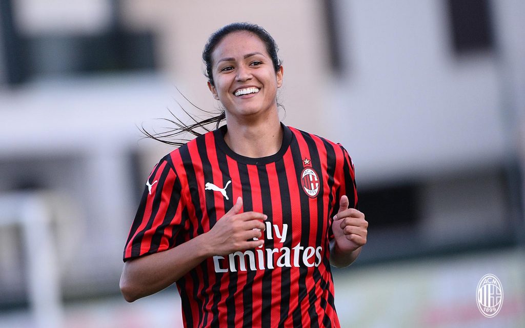 Lady Andrade, Milan Femminile, foto acmilan.com