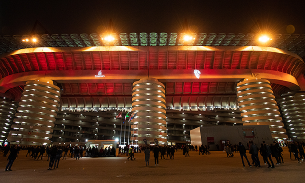 Un'immagine di San Siro, stadio del Milan (credits: acmilan.com)