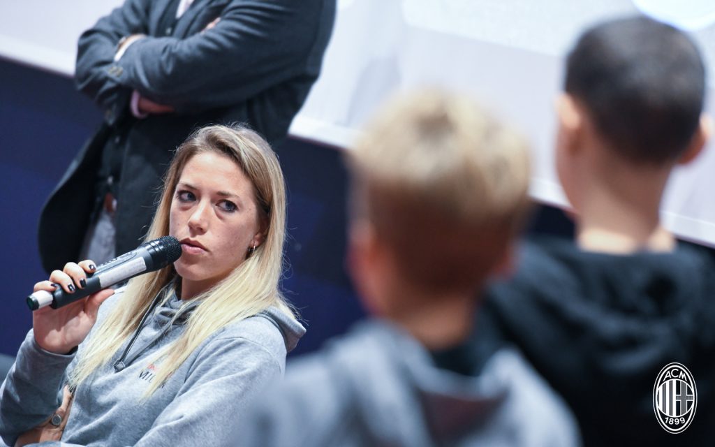 Francesca Vitale, difensore del Milan Femminile, @acmilan
