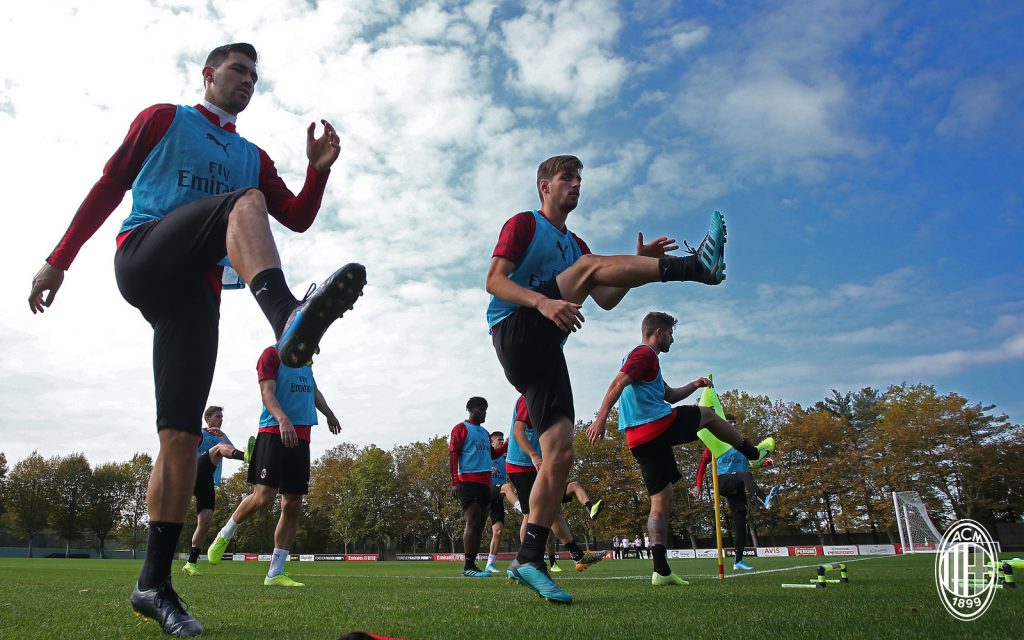 Allenamento Milan Milanello