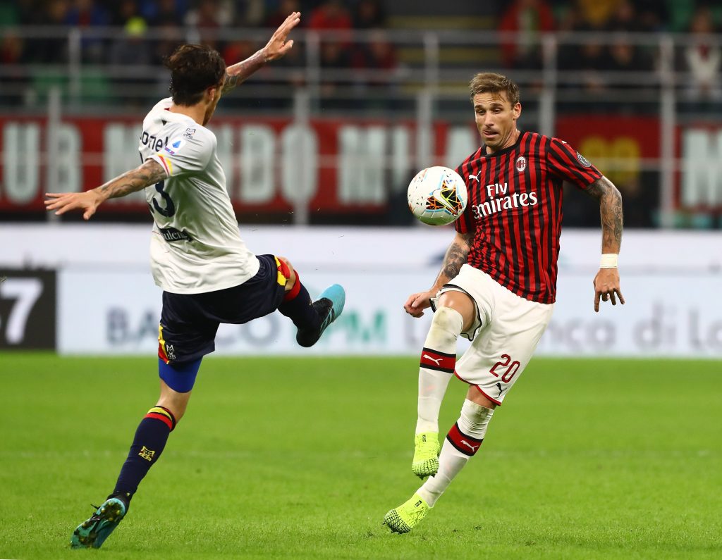 Lucas Biglia in Milan-Lecce, Getty Images