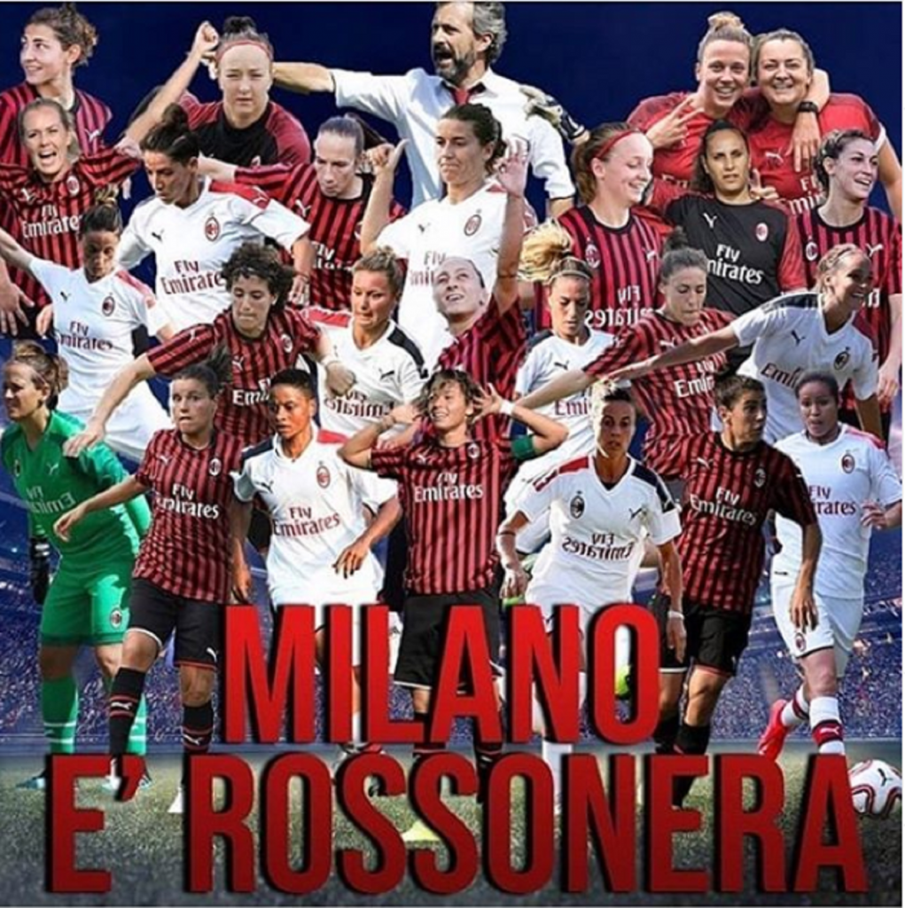 Il Milan Femminile, Instagram Marta Carissimi