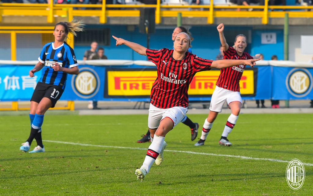 Inter Milan derby femminile Salvatori Rinaldi
