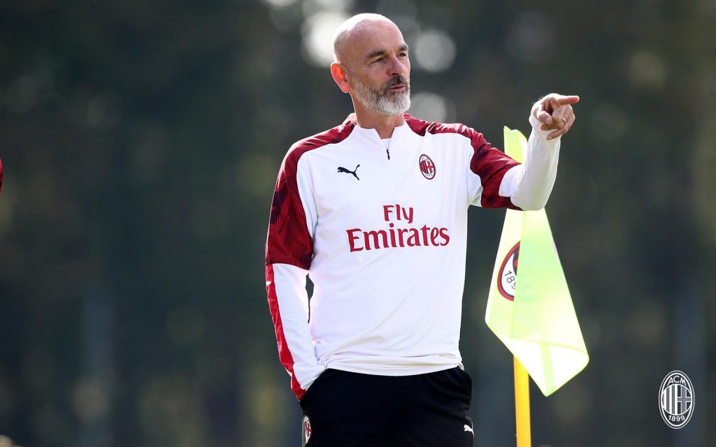 Stefano Pioli Milan Milanello