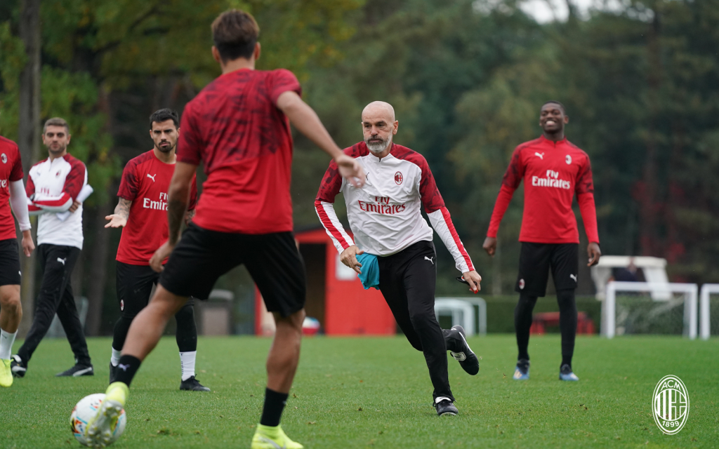 Stefano Pioli Milan Milanello