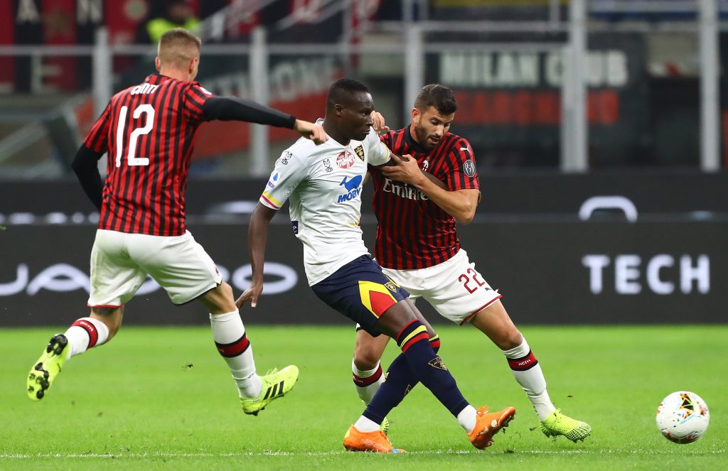 Milan-Lecce Conti Musacchio Babacar
