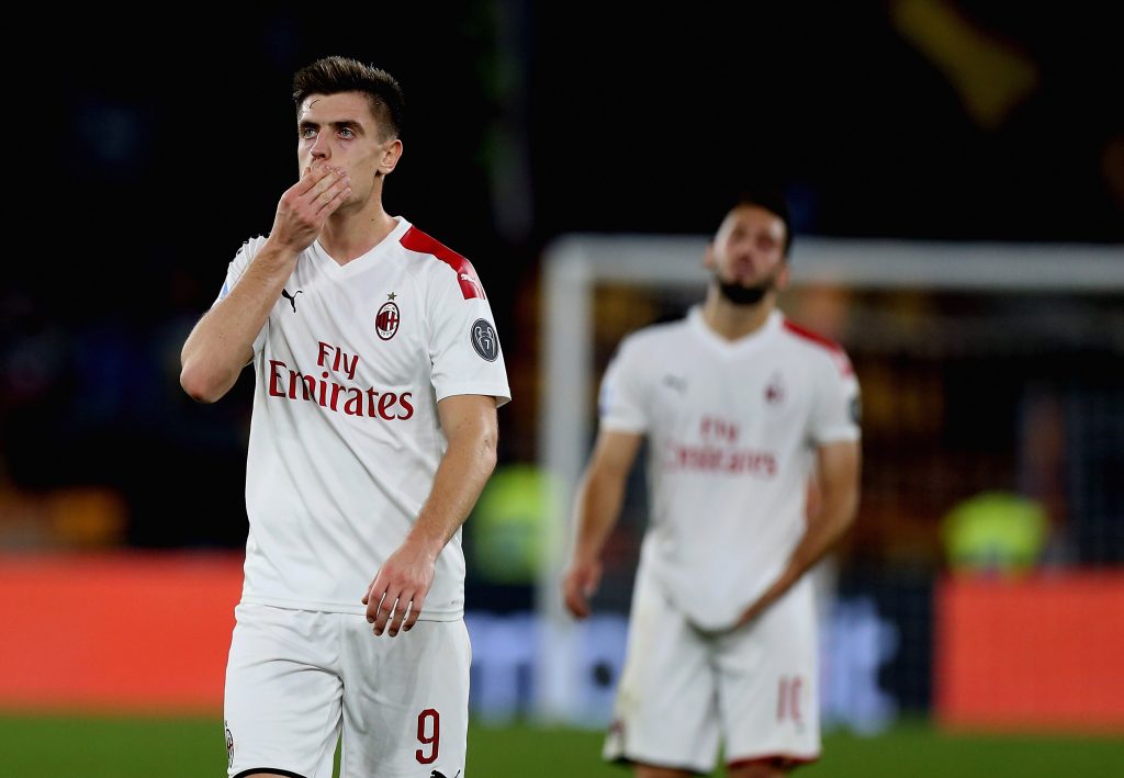 Piatek Calhanoglu Roma-Milan