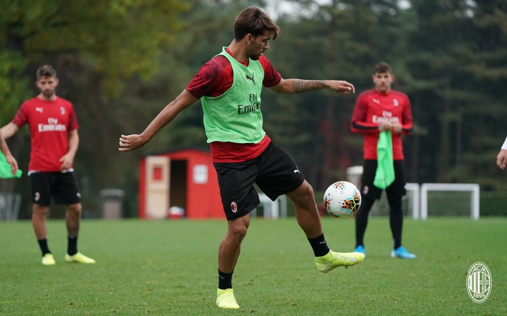 Lucas Paquetà a Milanello, @acmilan
