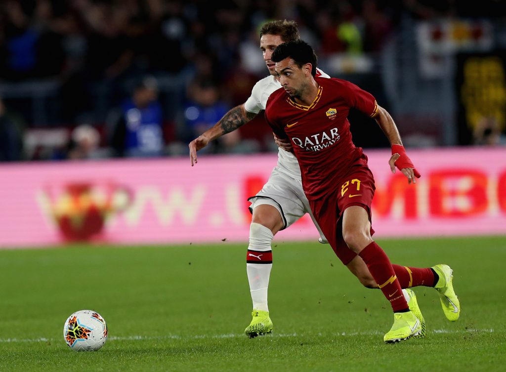 Lucas Biglia e Javier Pastore in Roma-Milan, Getty Images