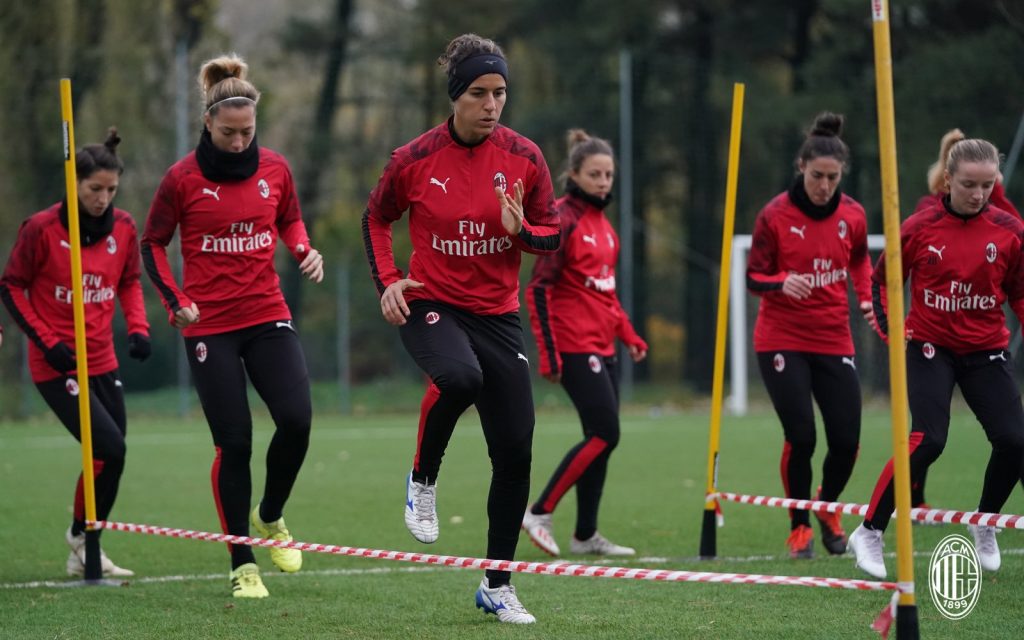 allenamento Milan Femminile
