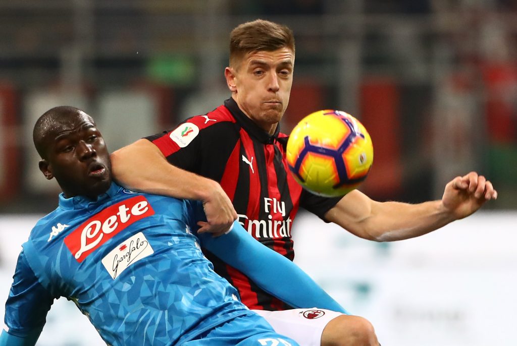 Milan Napoli Piatek Koulibaly