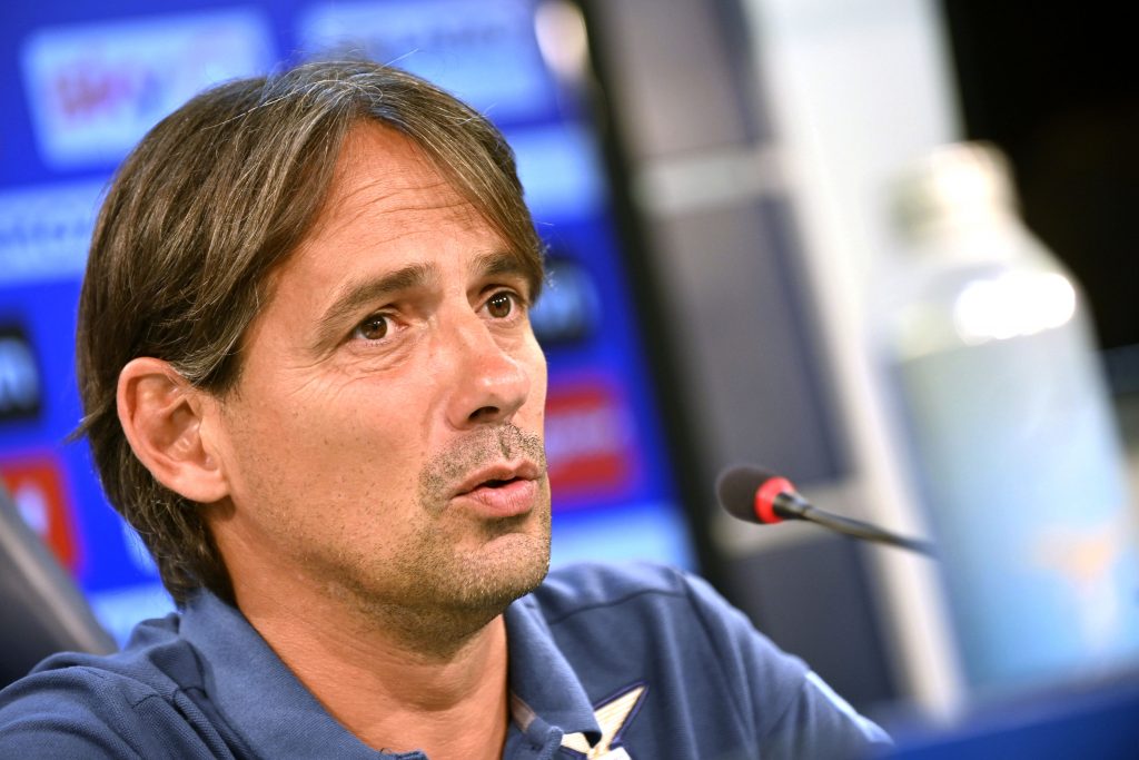 Simone Inzaghi Lazio conferenza stampa