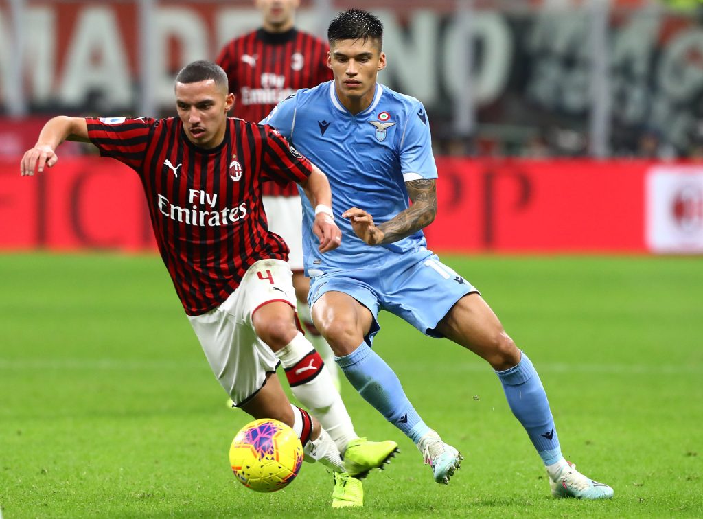 Milan-Lazio 2019-2020 Bennacer Correa