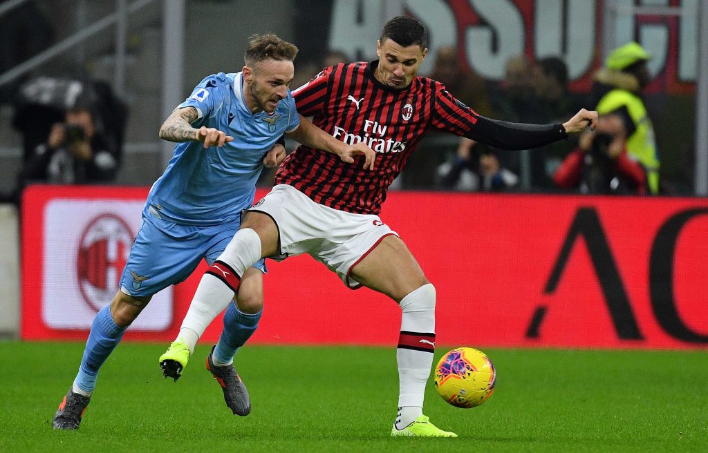 Milan-Lazio 2019-2020 Krunic Lazzari