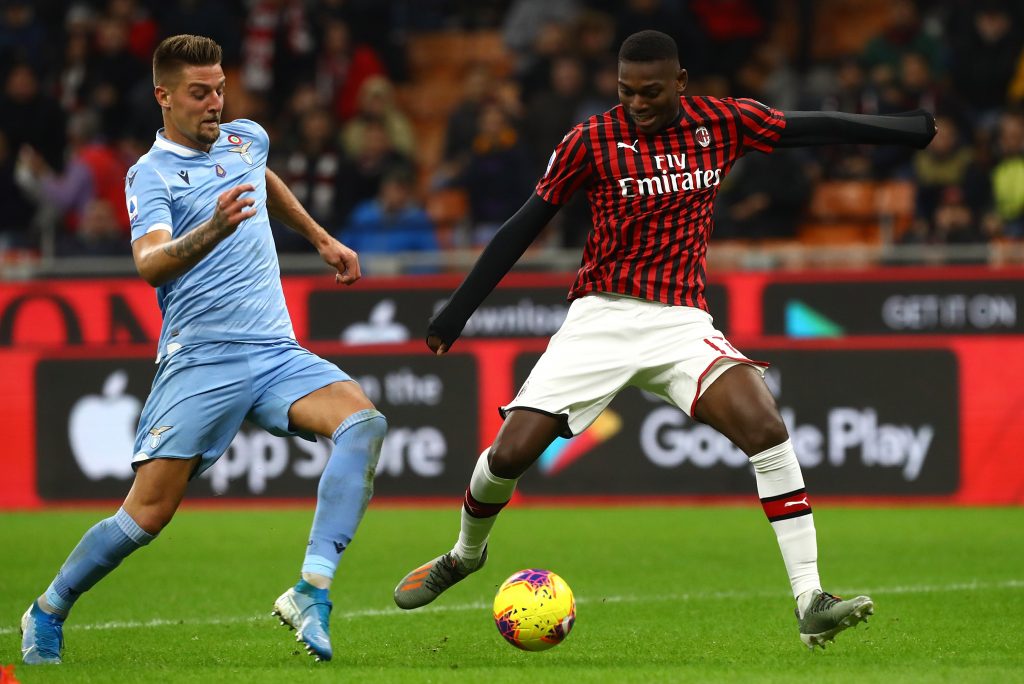 Milan-Lazio 2019-2020 Rafael Leao