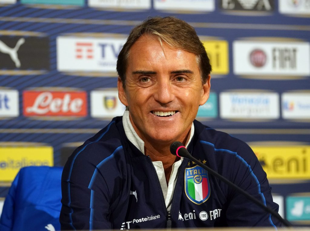 Roberto Mancini Italia conferenza stampa