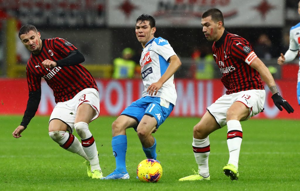 Hirving Lozano Milan-Napoli