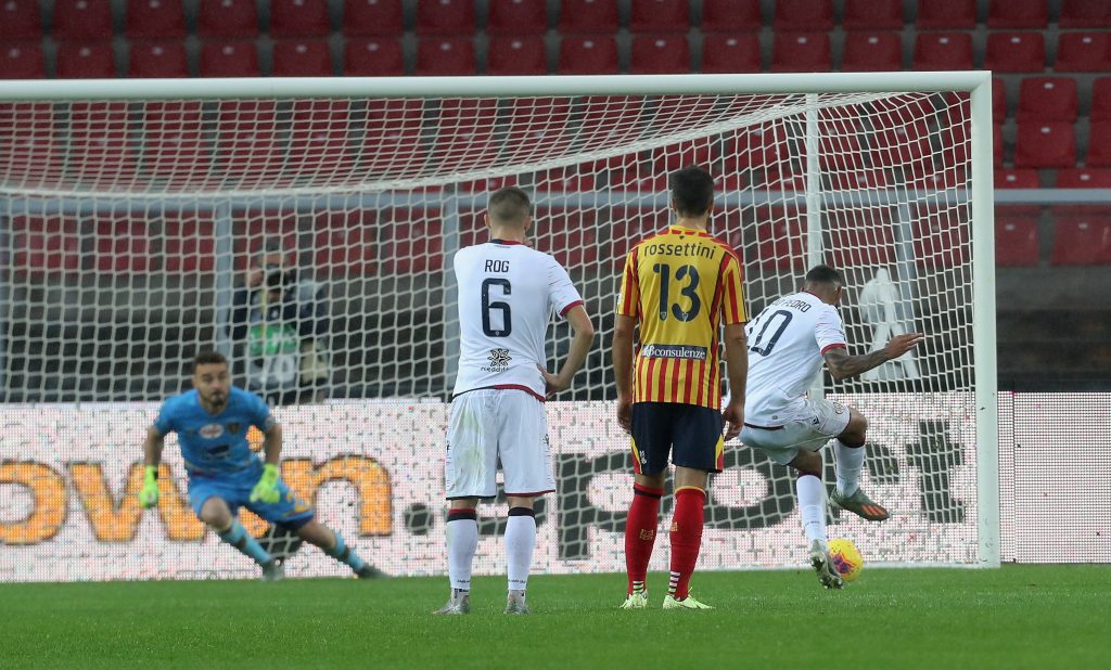 Lecce Cagliari João Pedro