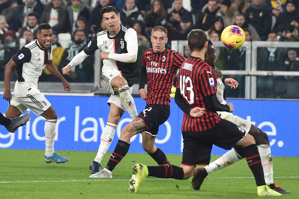 Juventus-Milan Cristiano Ronaldo
