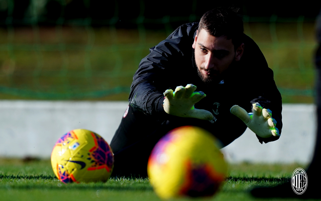 Gianluigi Donnarumma Milan Milanello