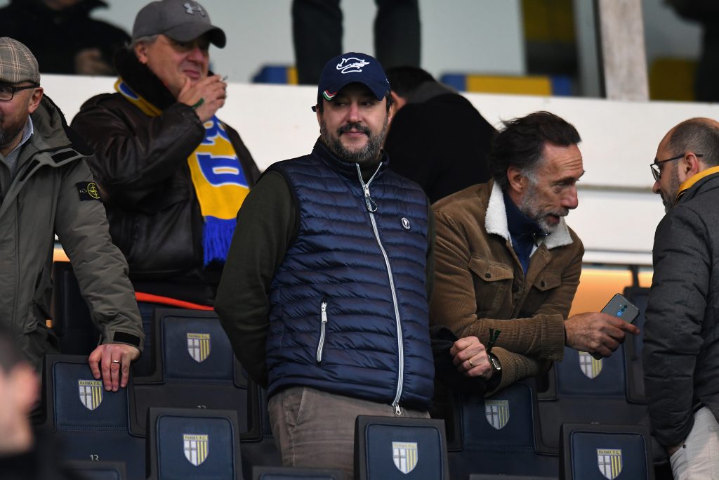 Parma-Milan Salvini
