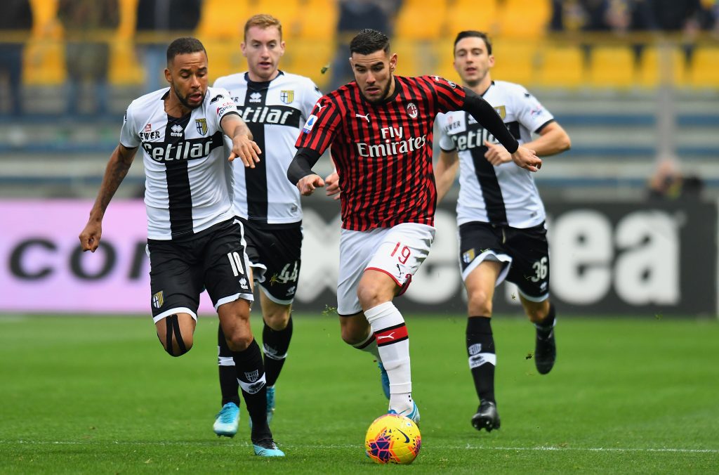 Parma-Milan Theo Hernández