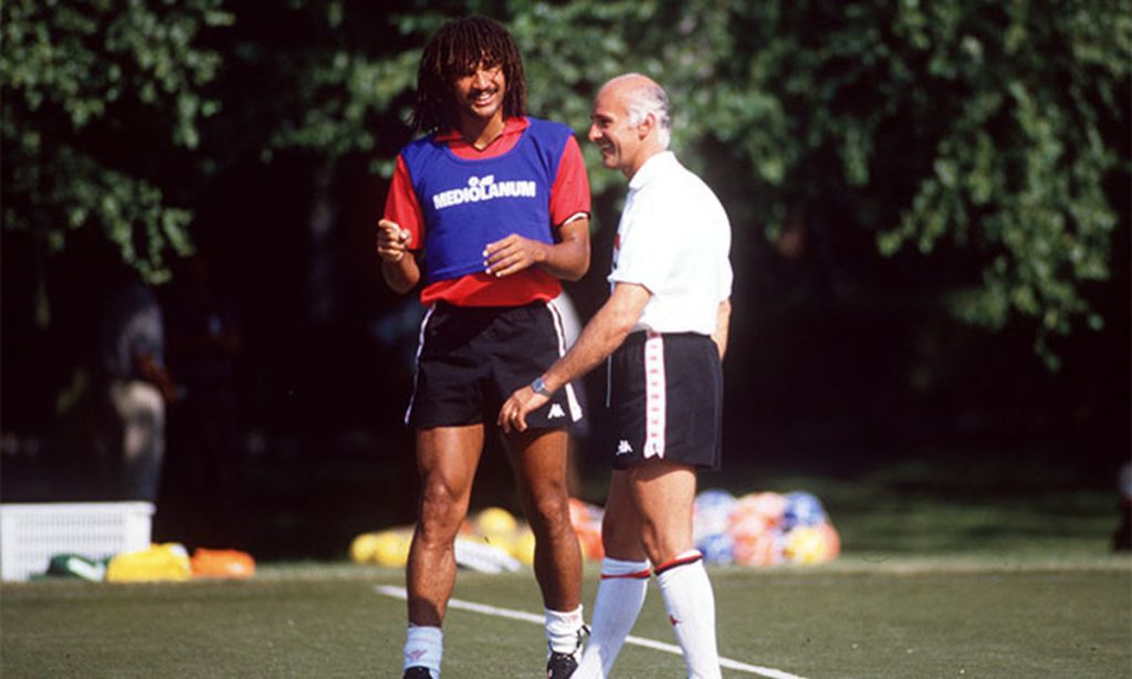Arrigo Sacchi Ruud Gullit Milan