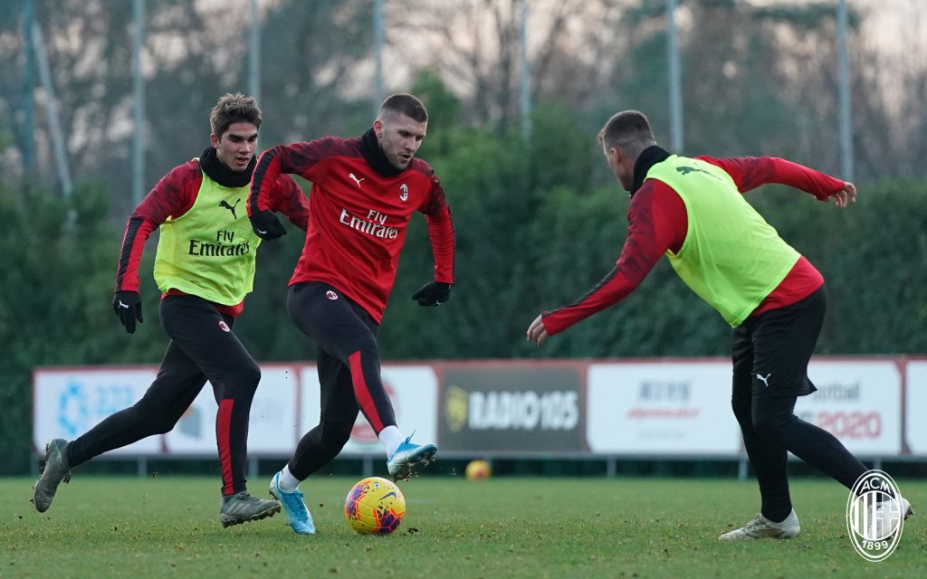 allenamento Milan Milanello